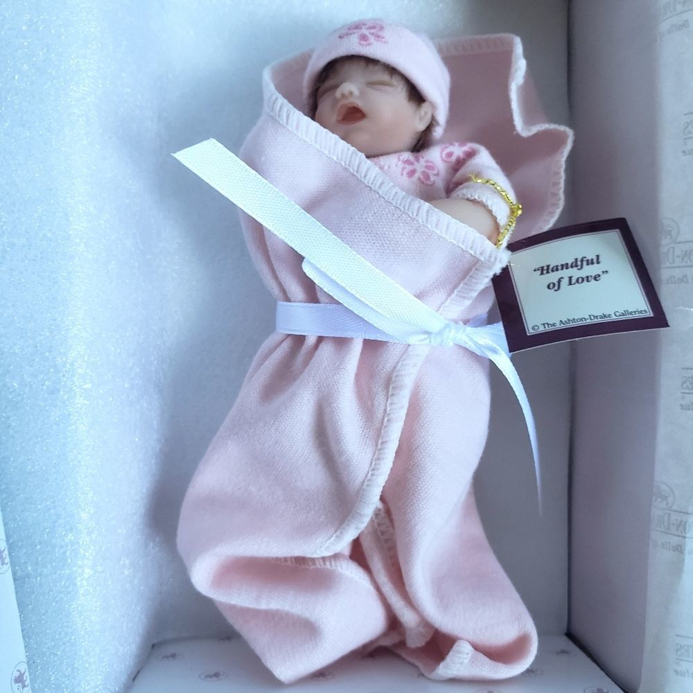 Ashton Drake Handful Of Love Lifelike Collectible Baby Doll